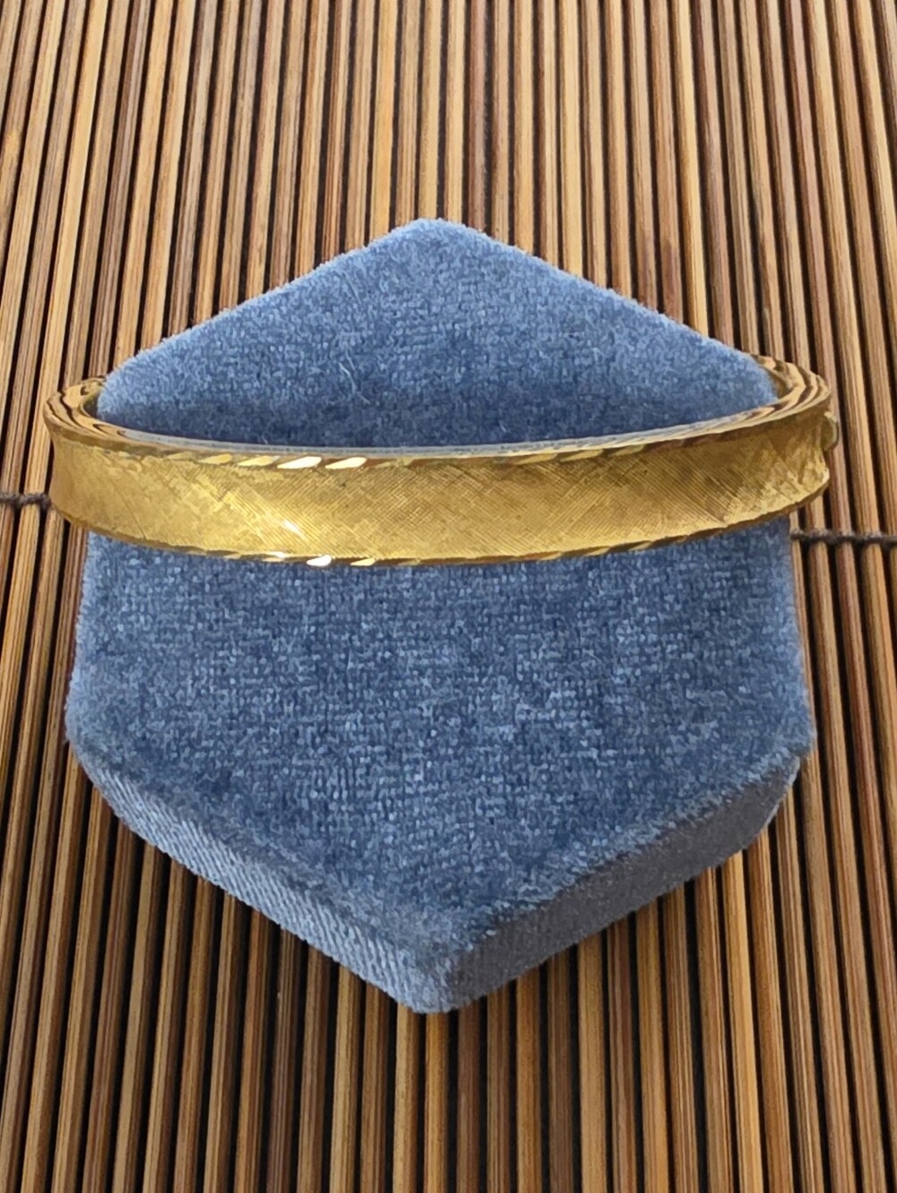 12k Gold Filled Marathon Hinged Yellow Gold Bangle Bracelet (Vintage)